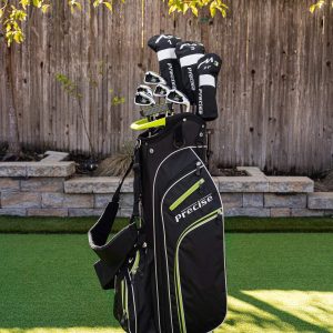 Precise M3 Men's 14 Piece Complete Right Hand Golf Club Package Set - 2 Colors & 3 Sizes Available!